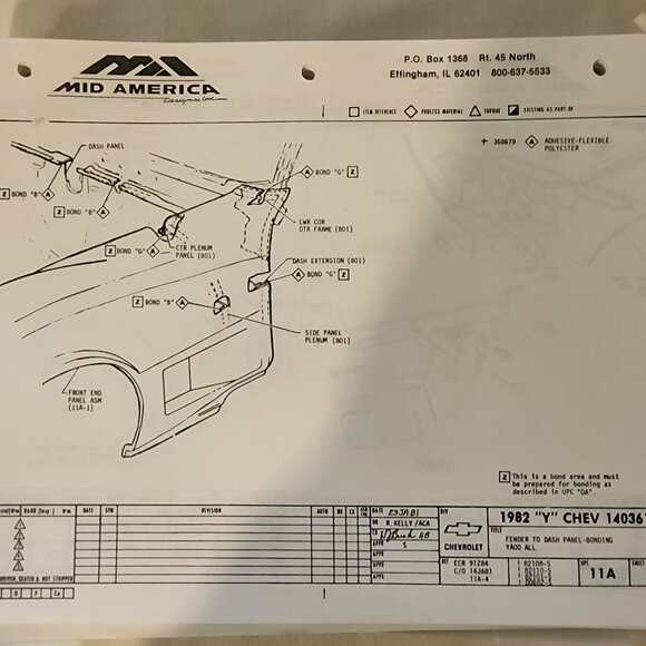 Mid America Complete 1982 Chevy Corvette Assembly Manual - Picture 4 of 8